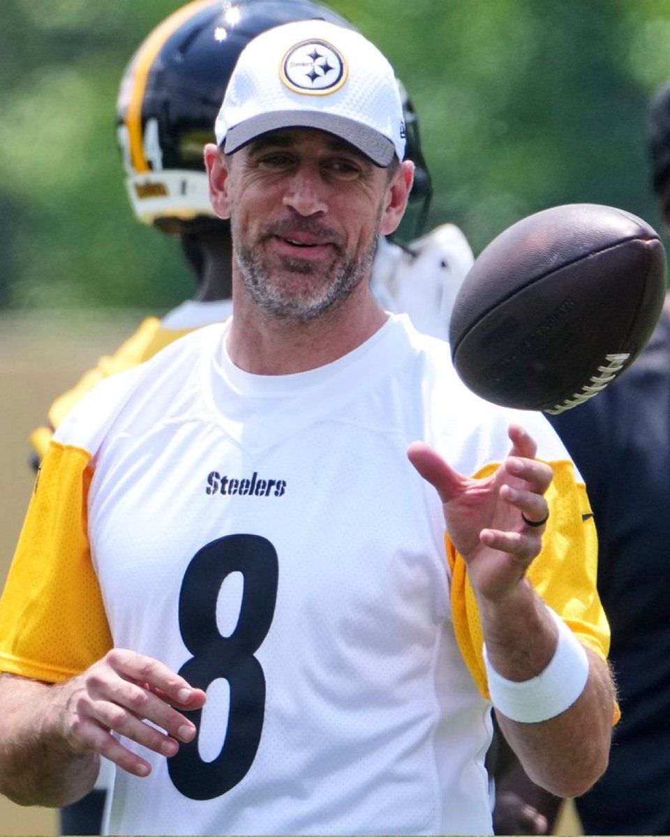 Aaron Rodgers in the Black and Gold. #Steelers #NFL