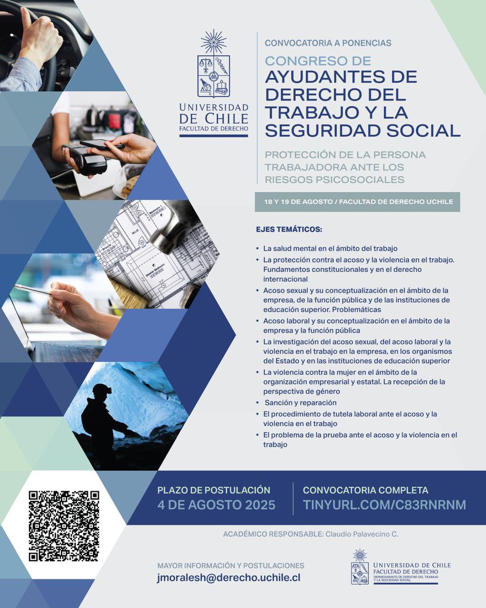 Una fantástica iniciativa de los ayudantes del Departamento de Derecho del Trabajo y la Seguridad Social de <a href="/derechouchile/">Facultad de Derecho</a> <a href="/uchile/">Universidad de Chile</a>
