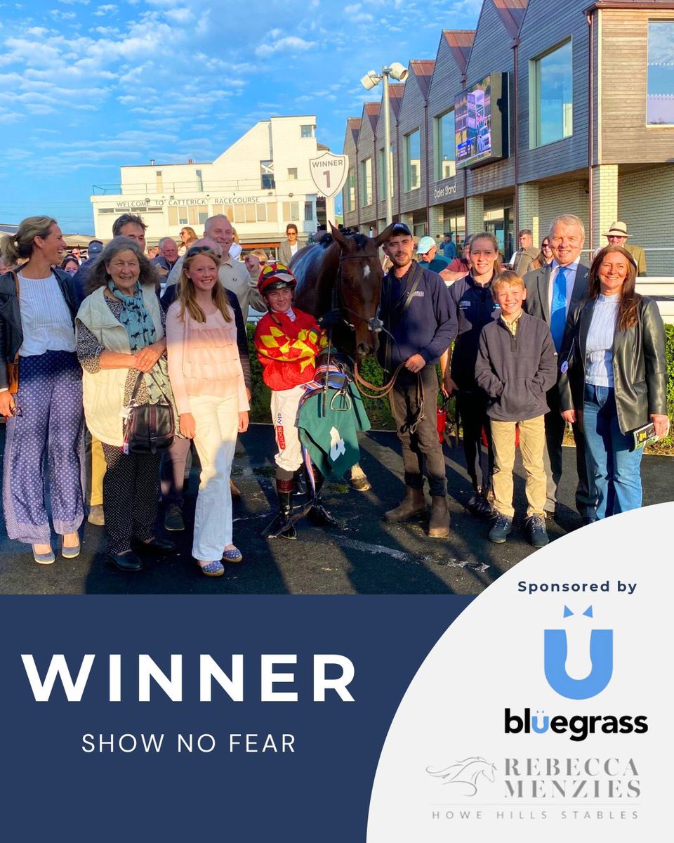 Rebecca Menzies Racing (@rebeccaemenzies) on Twitter photo 🏆WINNER🏆
Show No Fear wins <a href="/CatterickRaces/">Catterick Racecourse</a>
A brilliant ride by <a href="/HollieDoyle1/">Hollie Doyle</a>
Congratulations to owners Rebecca Menzies Racing Partnerships.
Another winner fed on @bluegrasshorsefeed #poweredbybluegrass #winner #racehorse #fedonbluegrass #horseracing #racehorsetrainer 🏆WINNER🏆
Show No Fear wins <a href="/CatterickRaces/">Catterick Racecourse</a>
A brilliant ride by <a href="/HollieDoyle1/">Hollie Doyle</a>
Congratulations to owners Rebecca Menzies Racing Partnerships.
Another winner fed on @bluegrasshorsefeed #poweredbybluegrass #winner #racehorse #fedonbluegrass #horseracing #racehorsetrainer