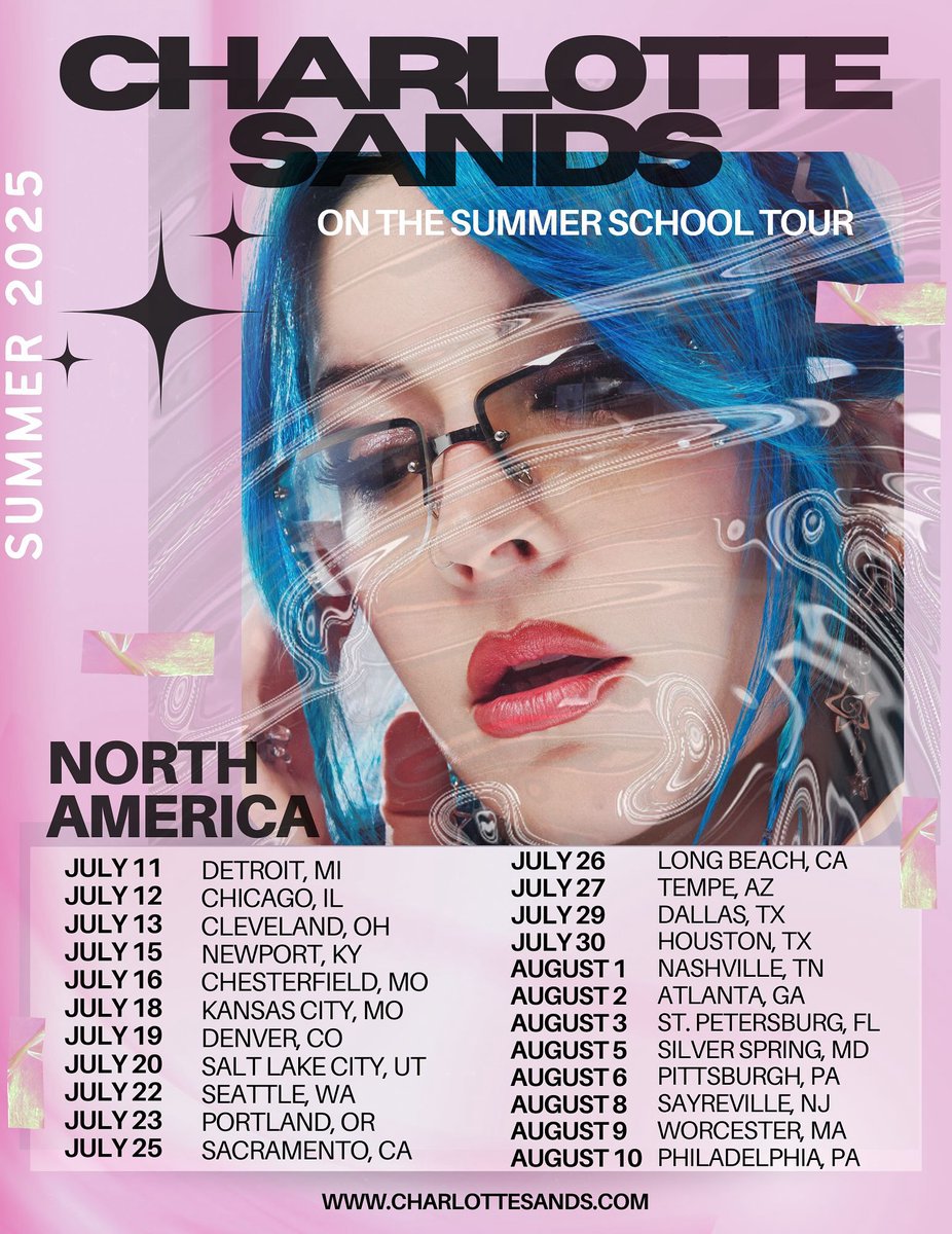 charlottesands's tweet image. ONE MONTH UNTIL @summerxschool !!!!!! have you gotten your tickets yet ??? what show(s) are you going to ?? what should I wear !?!? i have never been so excited to be back on the road & I can’t wait to see your faces so soooon !! tickets are goin fast so make sure to get yours !!