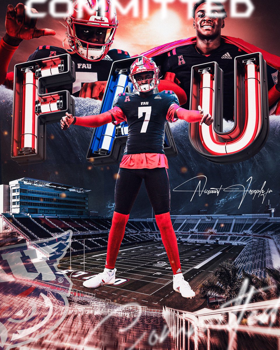 NICSAINT โTMANโ JOSEPH JR (@7josephjr) on Twitter photo AGTG!!! beyond blessed 100%COMMITTED #goowlsโค๏ธ๐ <a href="/coach_h2o/">Coach Bridge</a> <a href="/mnw_fb/">Miami Northwestern_FB</a> <a href="/FAUFootball/">Florida Atlantic Football</a> AGTG!!! beyond blessed 100%COMMITTED #goowlsโค๏ธ๐ <a href="/coach_h2o/">Coach Bridge</a> <a href="/mnw_fb/">Miami Northwestern_FB</a> <a href="/FAUFootball/">Florida Atlantic Football</a>