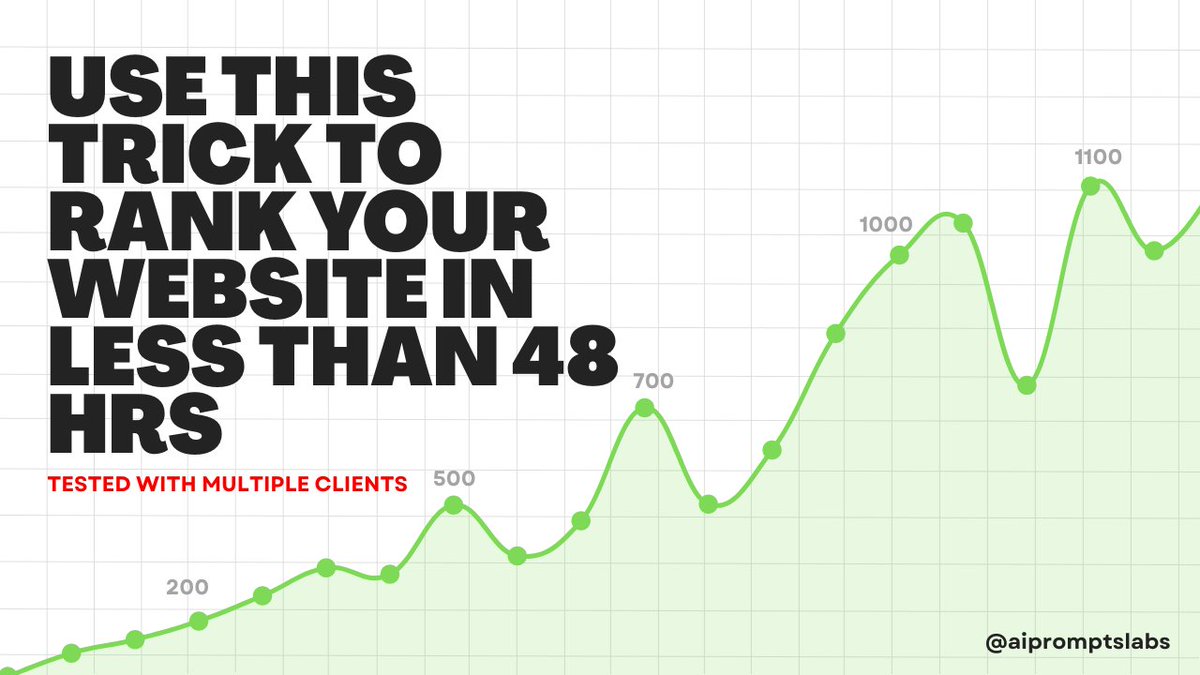 Skyrocket your website’s impressions &amp; clicks in just 48 hours!  Use this legal trick with Google Search Console + ChatGPT. Want the secret? Ping me now!  

#SEO #DigitalMarketing #WebsiteTraffic