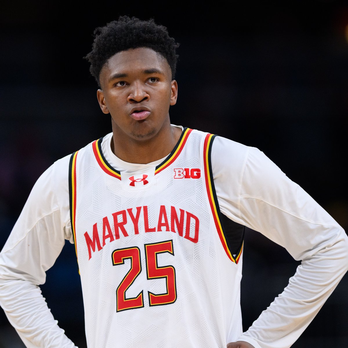 NEWS: Maryland big man Derik Queen has received a green room invite to attend the NBA Draft with his family, a source told ESPN.