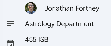 When the room reservation gets made by someone outside of the sciences....  😜
