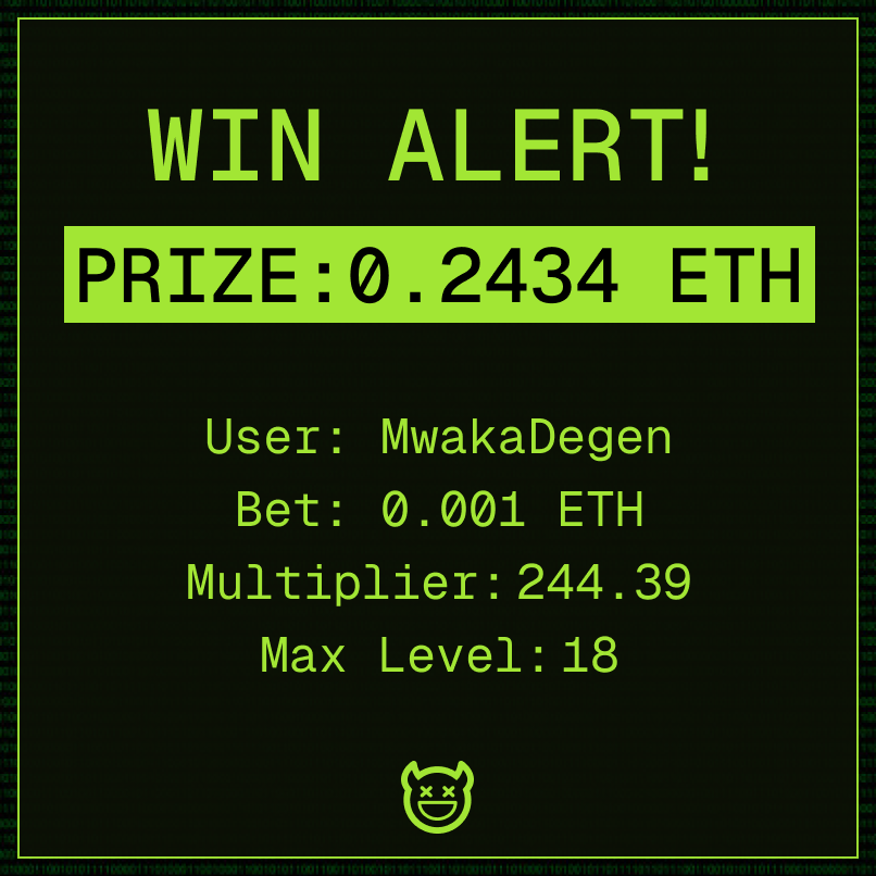 DeathFunGame's tweet photo. proof you don't have to bet big to win big. https://t.co/6MNDP5bY5q