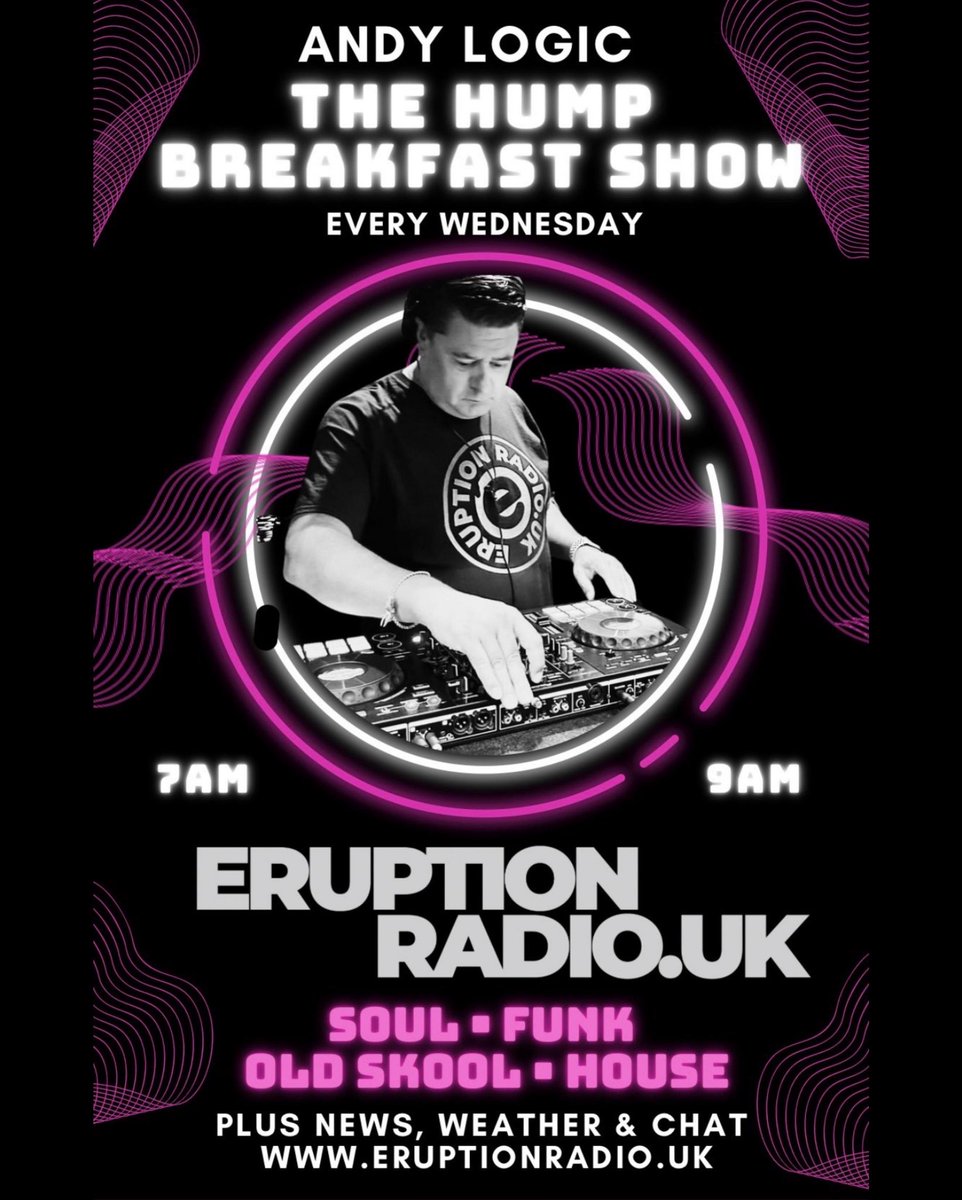 Andy Logic (@andymrlogic) on Twitter photo Evening campers. It’s a #HouseMusic selection from across the decades tomorrow on the Hump Breakfast Show plus we’ll have the usual news, weather and chat. From 7am, only on <a href="/eruptionradiouk/">Eruption Radio</a> Eruption Radio UK #KeepTheFireBurning eruptionradio.uk Evening campers. It’s a #HouseMusic selection from across the decades tomorrow on the Hump Breakfast Show plus we’ll have the usual news, weather and chat. From 7am, only on <a href="/eruptionradiouk/">Eruption Radio</a> Eruption Radio UK #KeepTheFireBurning eruptionradio.uk
