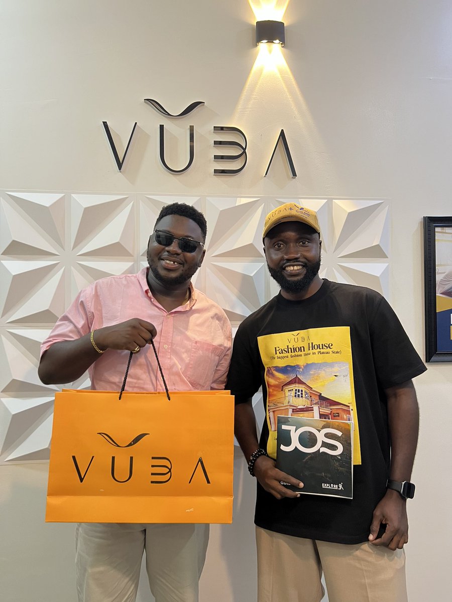 freezle_'s tweet photo. Proud to be associated with VUBA Fashion. Without a doubt, #VUBA is the next big thing coming out of Jos. https://t.co/7tw2FfPBCt