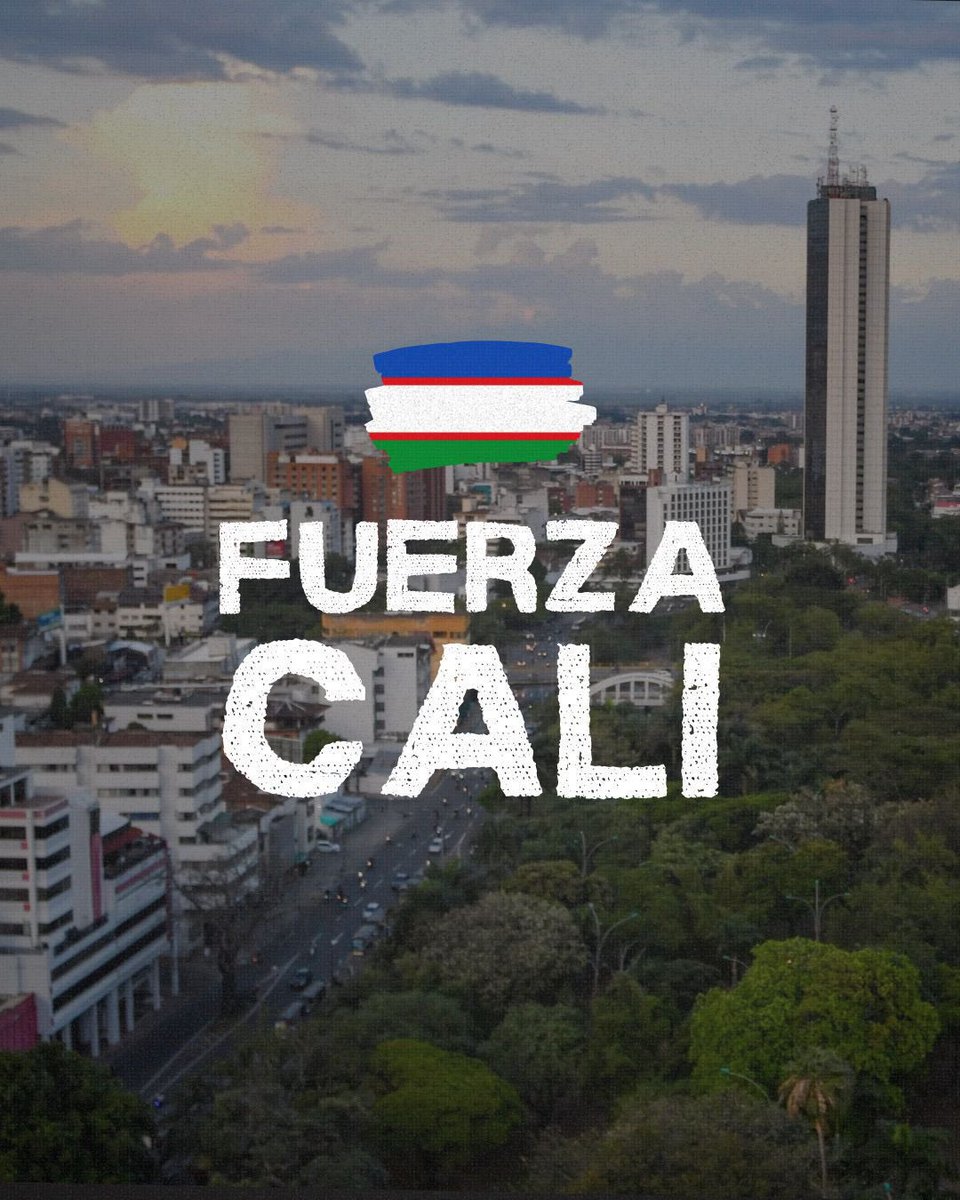 Cali siempre ha sido una ciudad fuerte. Hoy, más que nunca, debemos demostrar con hechos que nuestro compromiso por construirla es más grande que cualquier desafío. #FuerzaCali