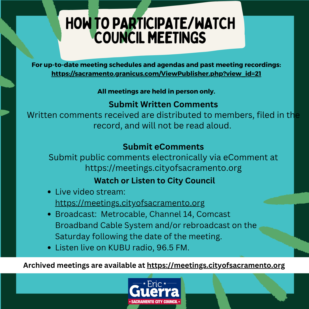 Here are your agenda highlights for tonights City Council meeting.

All Agendas can be viewed and you can submit e-comments at the link in my bio.