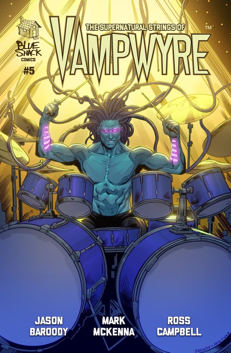 BlueShackComics's tweet image. Hello Gang of Friends!!
We started our Vampwyre #5 Kickstarter campaign today!
PLEASE Like & share the post!
Join IF you can spare a couple bucks.
We have a long campaign ahead but the 1st day is always a Good day to jump on and try to get that head start.
EVERY CENT Goes to…
