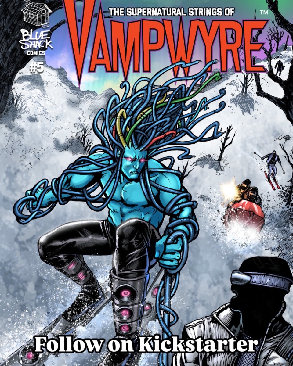 BlueShackComics's tweet image. Hello Gang of Friends!!
We started our Vampwyre #5 Kickstarter campaign today!
PLEASE Like & share the post!
Join IF you can spare a couple bucks.
We have a long campaign ahead but the 1st day is always a Good day to jump on and try to get that head start.
EVERY CENT Goes to…