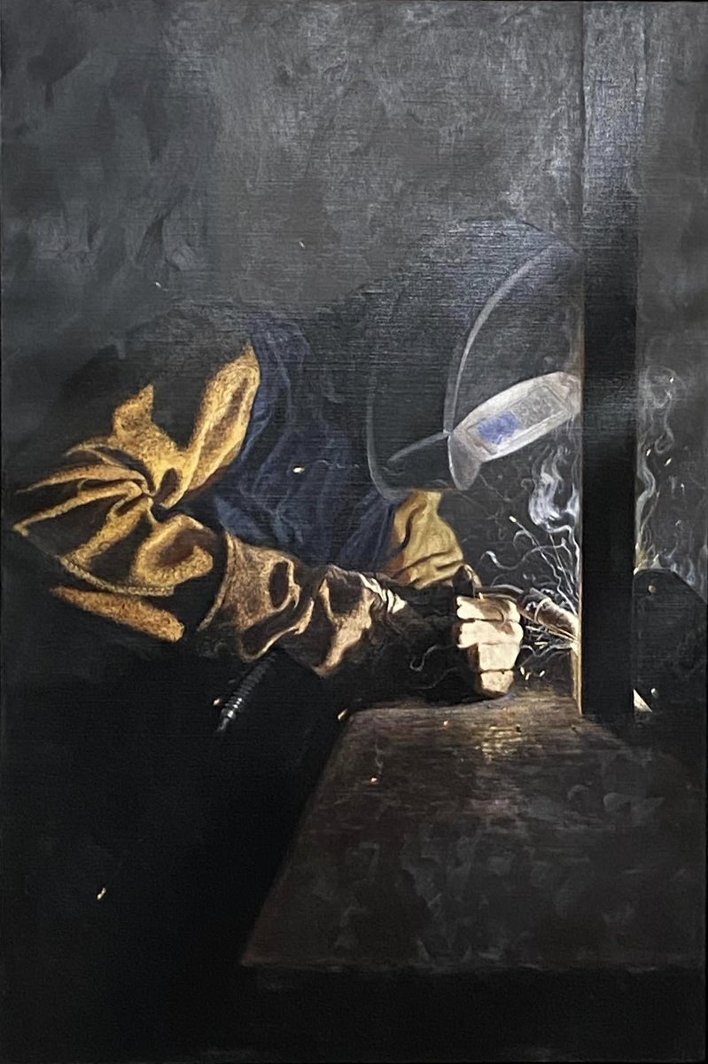 Oklahoma Department of Labor (@okdeptoflabor) on Twitter photo Through dramatic light and shadow, Lucas Simmons captures the grit and beauty of everyday labor in three stunning oil paintings—commissioned in partnership with <a href="/OKArtsCouncil/">Oklahoma Arts Council</a>. 🎨 See the works here: oklahoma.gov/labor/newsroom… Through dramatic light and shadow, Lucas Simmons captures the grit and beauty of everyday labor in three stunning oil paintings—commissioned in partnership with <a href="/OKArtsCouncil/">Oklahoma Arts Council</a>. 🎨 See the works here: oklahoma.gov/labor/newsroom…