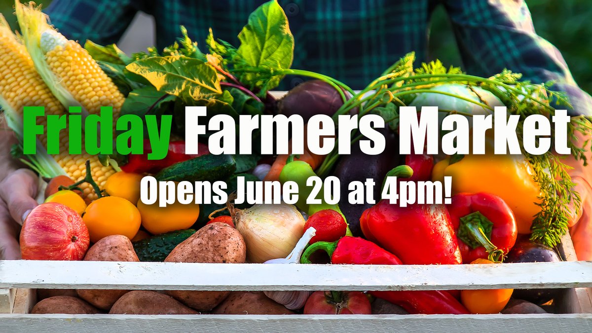 The Friday Farmers Market in Gordon Park is coming soon! We can’t wait to see the vendors lined up for this year! #DeadwoodSD #Awesome #savethedate #localproduce #farmersmarket #vendors #crafts #food #antiques