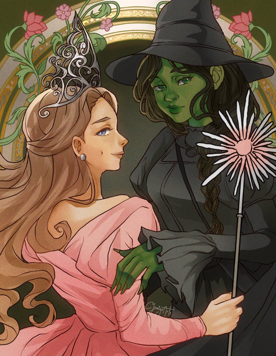yomiyuarts's tweet image. Long time no post againπ Itβs collegeβs fault why Im unable to draw anything for myself and post it ππ
ANYWAY, THE NEW WICKED TRAILER CAME OUT :DD
I still love Wicked and I am looking forward to the 2nd part.
#Art #Wicked #WickedFanArt #Drawing #ArtistOnTwitter #Artwork