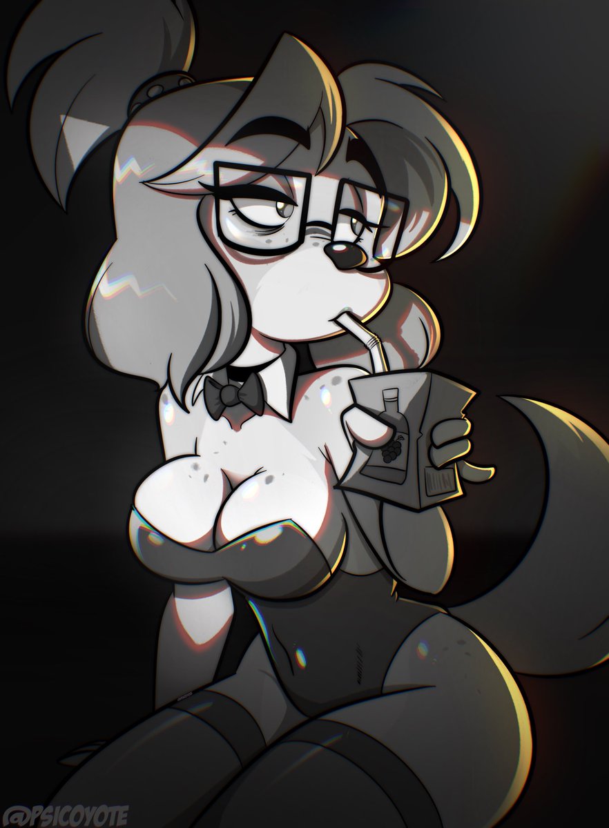 Just Isabelle enjoying some wine in a box