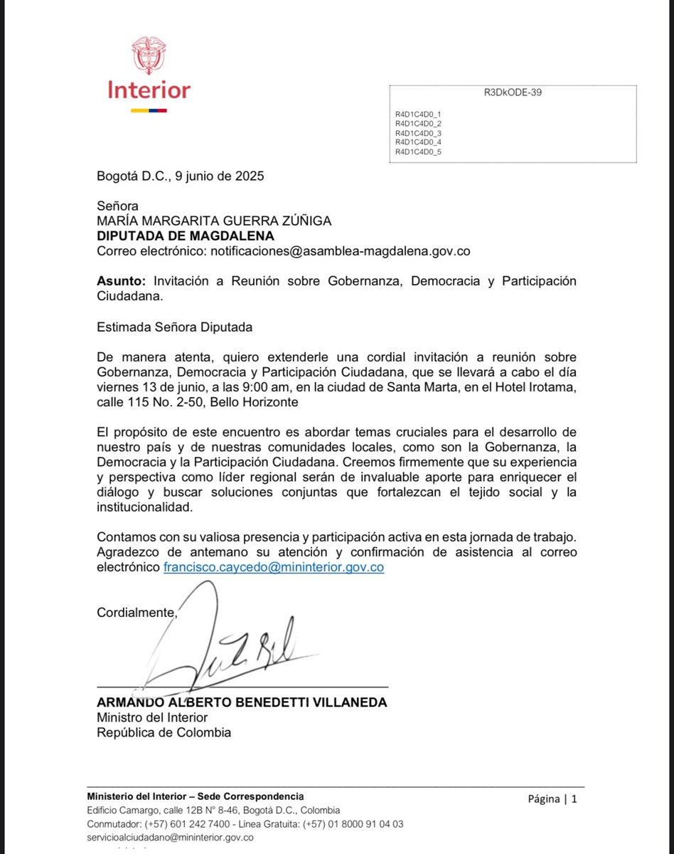 mmarguiguerra's tweet image. ¡Comprometidos con el Magdalena! Estaremos en este llamado 🧡