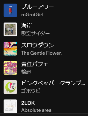 【NEW RELEASE!!!】

Grasshopper出演アーティストの
最新リリース曲プレイリストを更新⚡

👇今週は下記6組の楽曲を追加👇
reGretGirl/吸空サイダー/The Gentle Flower./
輪廻/ゴホウビ/Absolute area

▼最新曲をまとめてCHECK👀
open.spotify.com/playlist/6Neau…