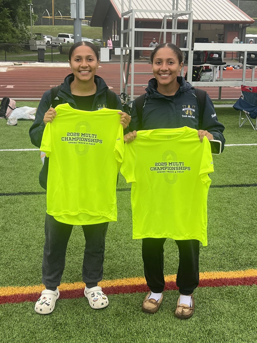 In the final competition of their high school career, Lily  (51st) and Hannah (38th) finished strong in a field of 120  in the Heptathlon at the MSTCA Multi Event Championships!  Good luck and thank you for your leadership!