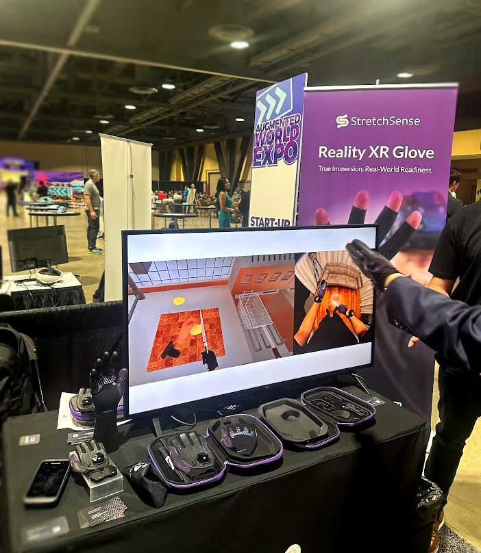 #AWE2025 is off to a great start! We’ve been doing demos all day at the StretchSense booth. Come back tomorrow to see more!

Be sure to stop by Booth S11 from now until June 12th, and say hello to the StretchSense team. See you soon at  
<a href="/ARealityEvent/">AWE</a> !