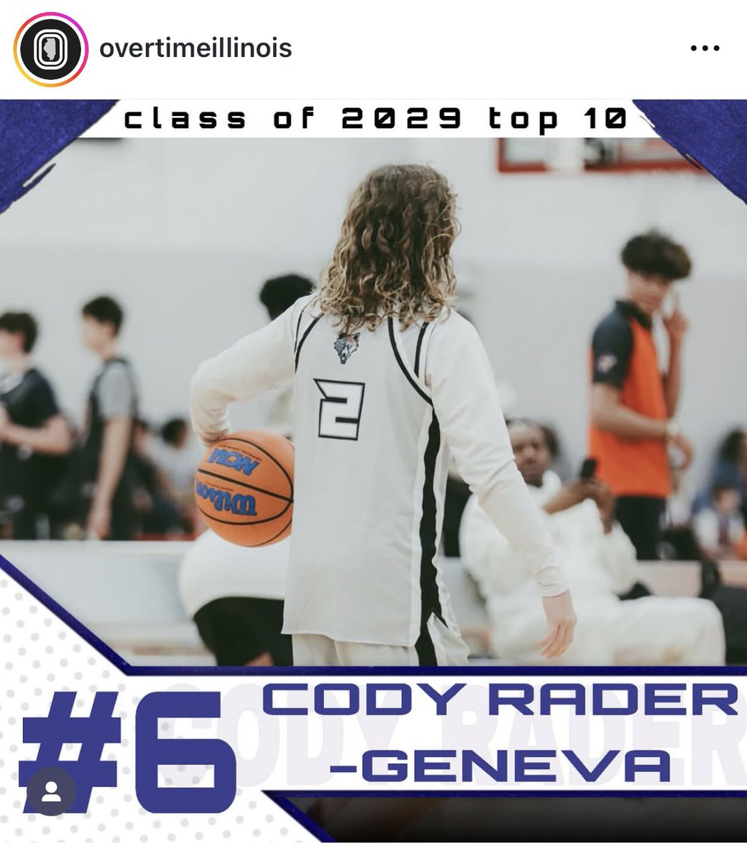 CodyRader2029's tweet photo. Thanks Overtime Illinois! โค๏ธ๐ #Rankings #IllinoisAttack #GenevaVikings https://t.co/Db5dK8V8qU