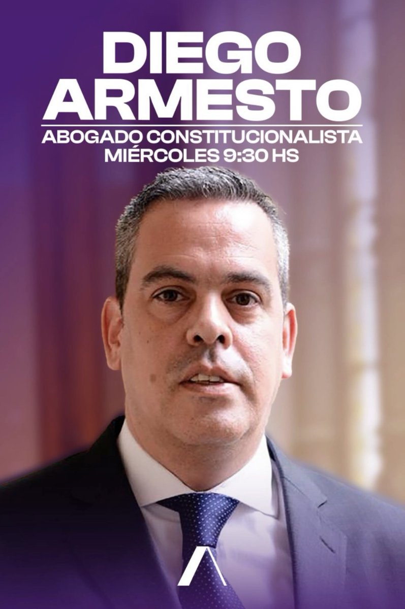 ImpuestosyE's tweet photo. Este #BuenMiercoles Diego Armesto ⁦@diegoarmesto⁩ estará en TIEMPO LIBRE.
El programa se emite desde 
LA CASA STREAMING por YouTube y por X desde el perfil de #somoslacasaOk 
¡Todas las implicancias sobre el fallo de Cristina de la Corte. ¡SUMATE! https://t.co/5yMui1gHfM