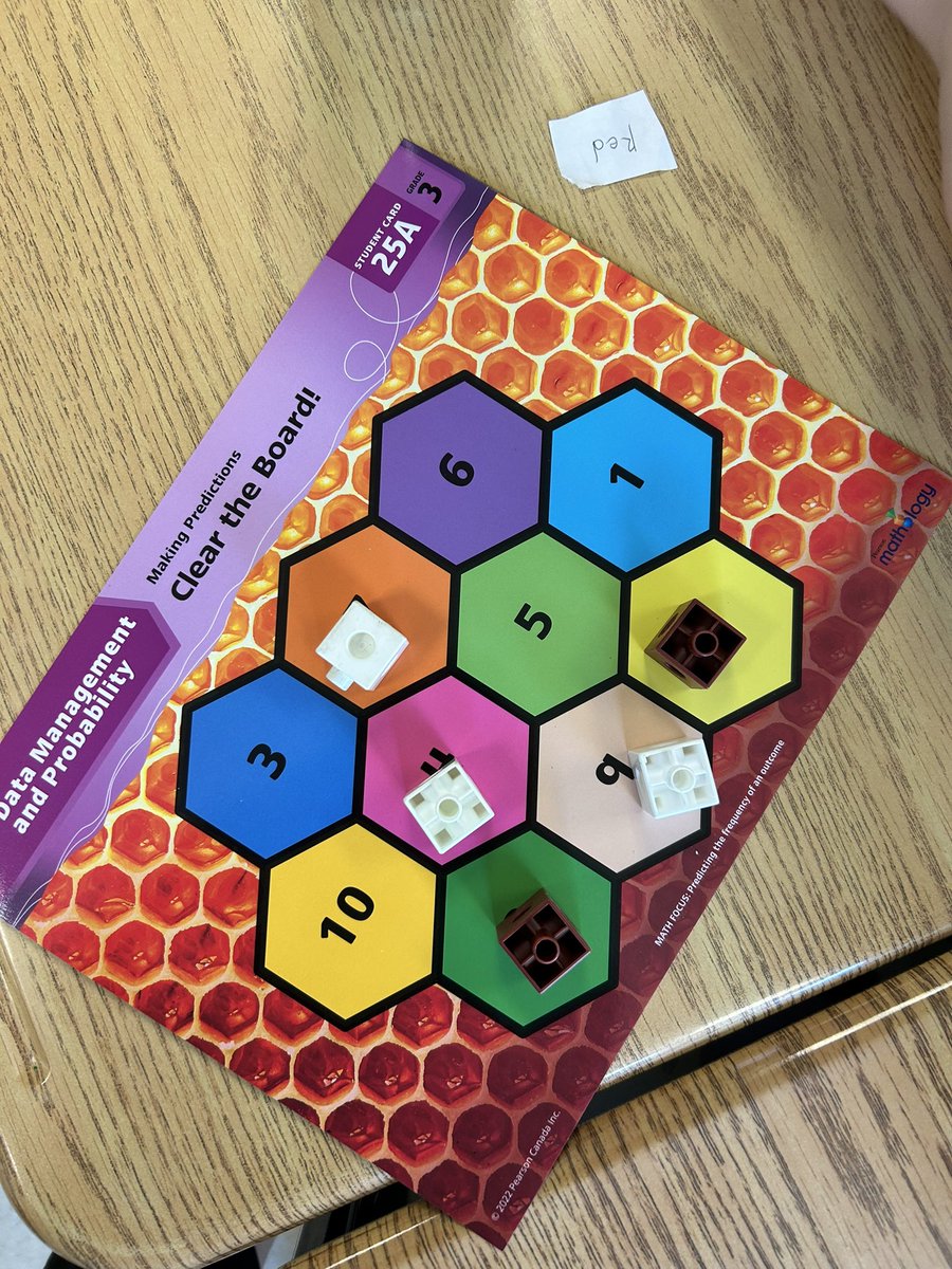 Played a game of Clear the Board with the class today! 🎲 Students had to think strategically about which numbers could (and couldn’t) be cleared. #dpmath