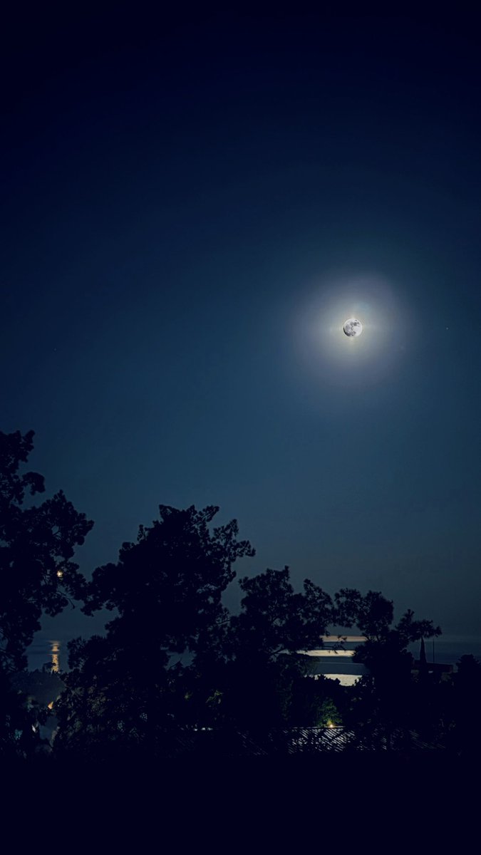 Antalya Lara Falezlerden Dolunay görseli  #fullmoon