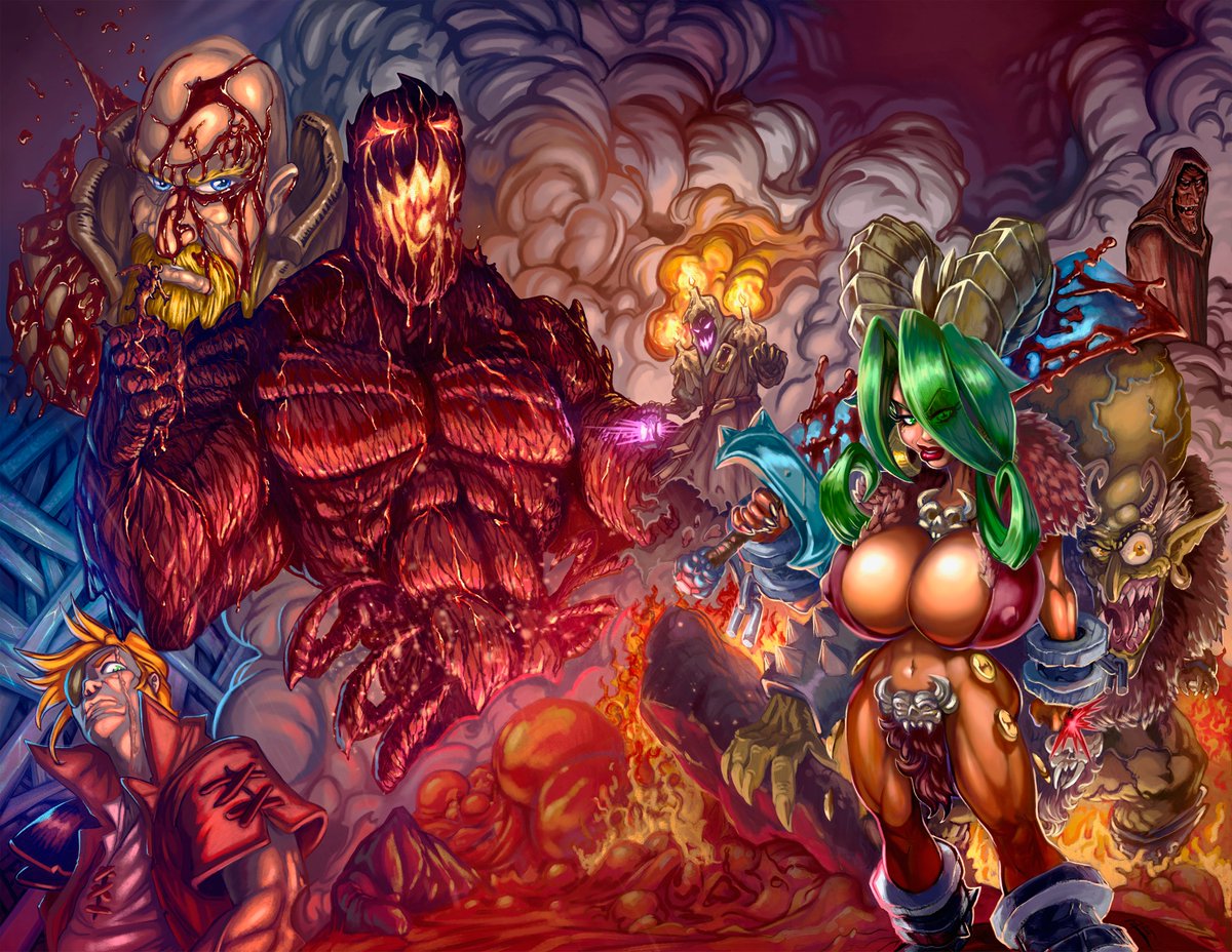 Billy Bacsko (@billybacsko) on Twitter photo GOBLIN GIRL wrap-around cover reveal‼️💚⚔️
Under drawing by <a href="/boobdanart/">Dan Plegel The Goblin Girl FRIEND!!</a>
Full paint over by <a href="/BillyBacsko/">Billy Bacsko</a>
#goblingirl #ComicArt #comics #comicbook #fantasy #illustration #cover
Hope you guys like it, this was maybe my favorite piece that Dan and I have ever done together‼️💚⚔️ GOBLIN GIRL wrap-around cover reveal‼️💚⚔️
Under drawing by <a href="/boobdanart/">Dan Plegel The Goblin Girl FRIEND!!</a>
Full paint over by <a href="/BillyBacsko/">Billy Bacsko</a>
#goblingirl #ComicArt #comics #comicbook #fantasy #illustration #cover
Hope you guys like it, this was maybe my favorite piece that Dan and I have ever done together‼️💚⚔️