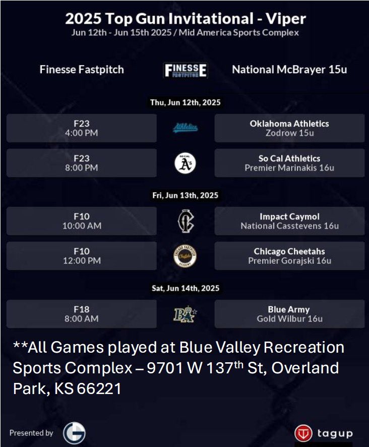 Back at it starting Thursday <a href="/TopGunEvents/">Top Gun Events</a> in Overland Park KS! 💙🤍💪