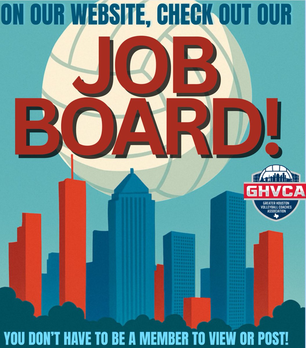Head to our website, and check out the job board! You do not have to be a member to view or post!! ⬇️⬇️⬇️ghvca.org/classifieds.php