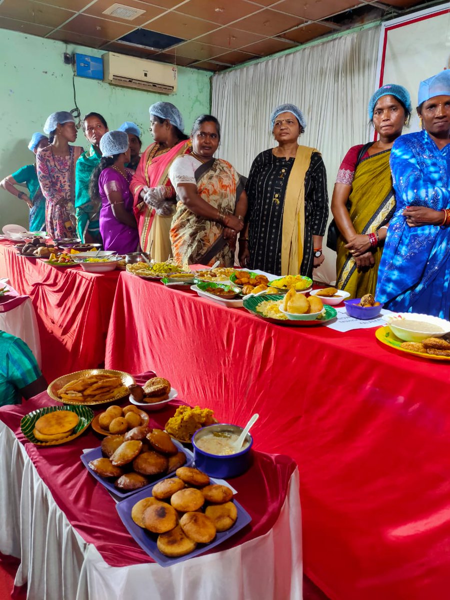 Organized Block Level Subhadra Shakti Traditional Food Preparation Competition at Town Hall ,Gunupur on Dt. 10.06.2025 .The Maa Bhabani SHG win First Prize of Rs. 5000/- and The Ayaapa SHG win Second Prize of Rs. 4000/- in this event.