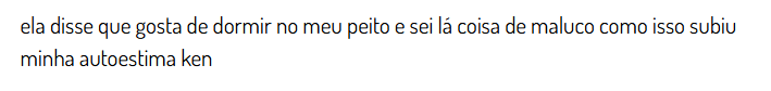 hdcbarbie's tweet photo. Fechado contigo meu mano, parabéns. Essa é uma evolução humana que dá um gosto de ver, top bro. Felicidades. https://t.co/asOQIWfJif