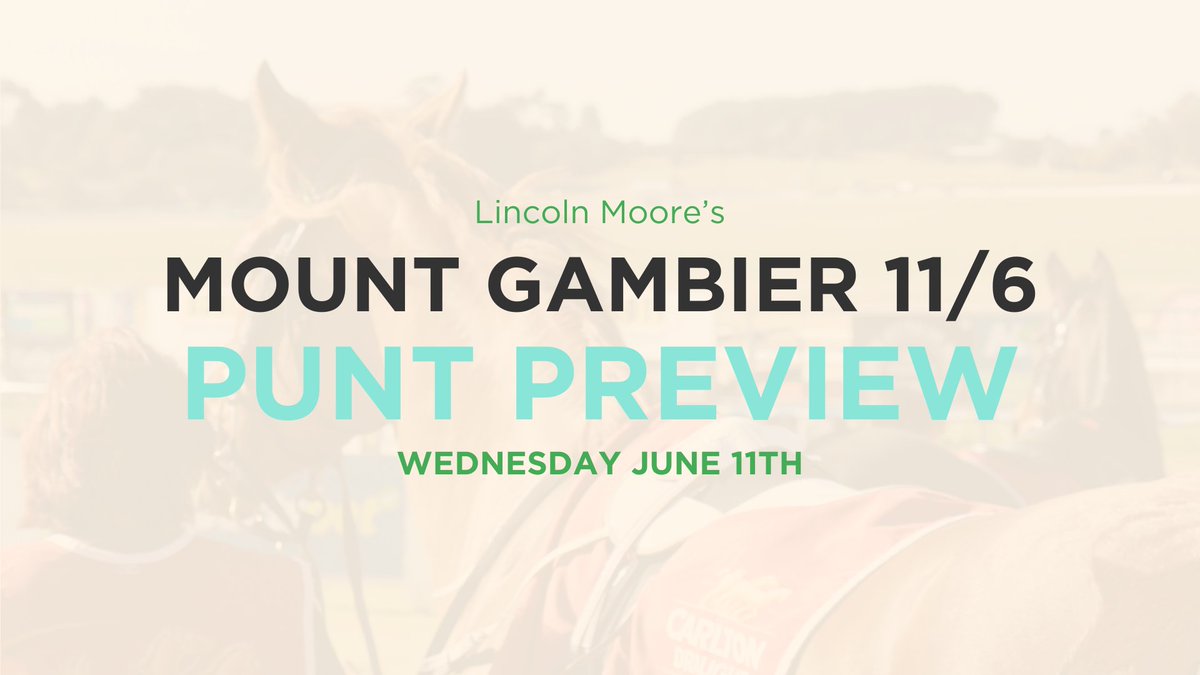Get yourself in the know ahead of todays mid-week run at Mount Gambier with Linc's Punt Preview! 

READ NOW 🔗brnw.ch/21wTj7e