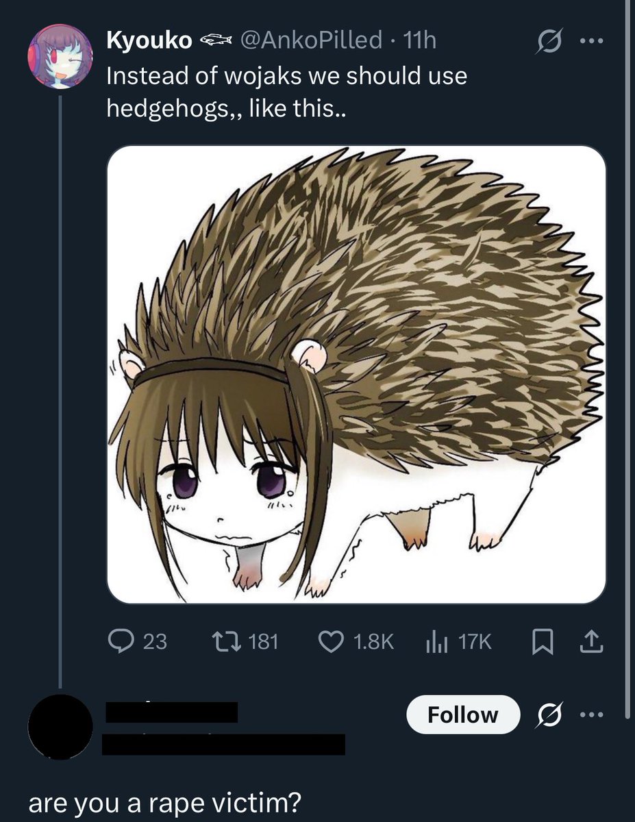 I just wanted to post about hedgehogs..