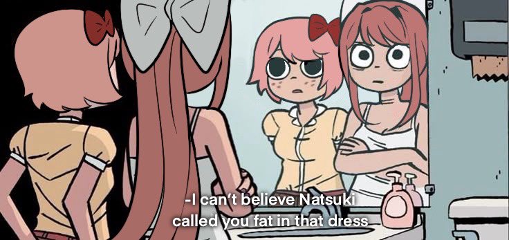 Natsuki would never say that wdymmmm 

#ddlc