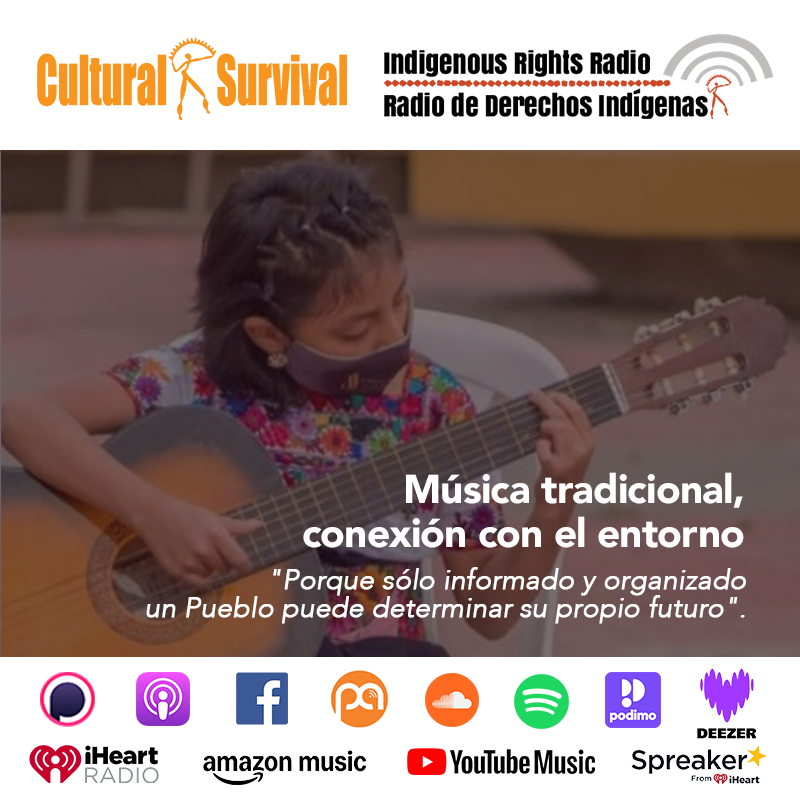 El colectivo de comunicaciones de la gran familia Awá binacional, preparó este programa para #RadioDeDerechosIndígenas, donde nos cuentan su relación como pueblo con la música . #MediosComunitariosIndígenas 

Escuchar, descargar y comparte: rights.culturalsurvival.org/es/musica-trad…