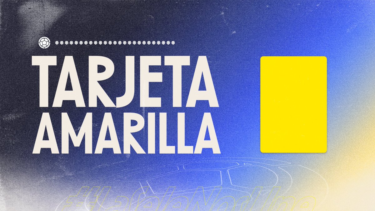 ⏱️ 78' Tarjeta amarilla para Andrés Roman

🇨🇴 1-0 🇦🇷

#LaSeleNosUne🇨🇴