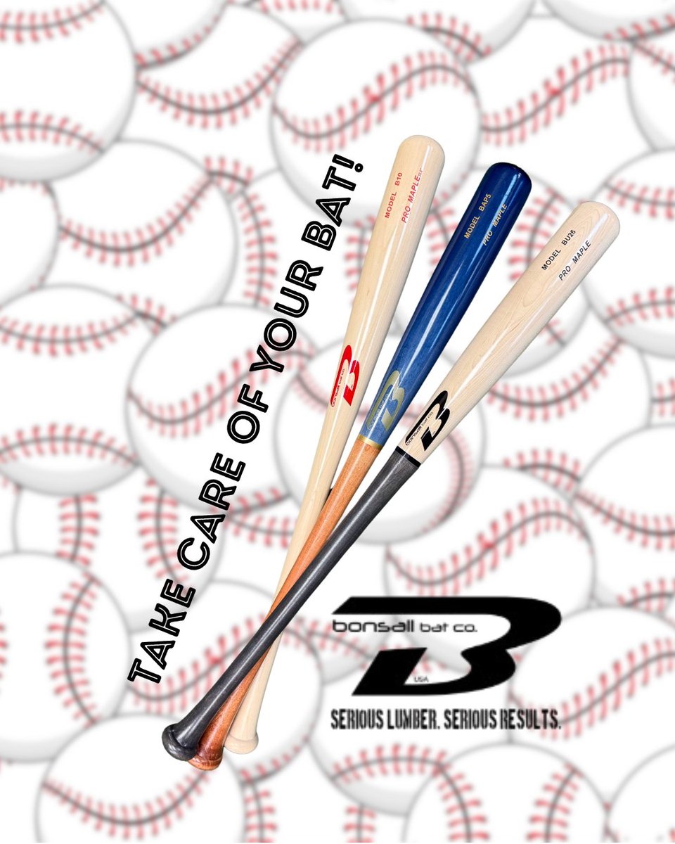 ✨ Bat care #TipTuesday ✨

Keep your Bonsall bat in top shape by storing it in a cool, dry place. 

If your child keeps it in their baseball bag, avoid contact with leaky water bottles &amp; sharp objects like metal spikes. 🚫💧👟

Proper care ensures longer-lasting performance. 💪