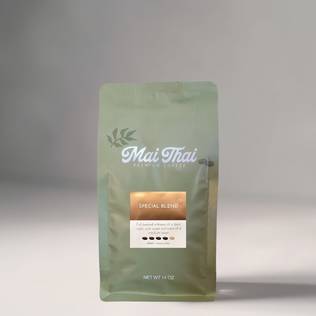 maithaicoffee's tweet photo. Our Special Blend is crafted from our finest beans, each roasted at different temperatures to unlock a full spectrum of flavor.

Aromatic, smooth, and rich, it’s no surprise this is the owner’s favorite. https://t.co/RZpjKz3CZr
