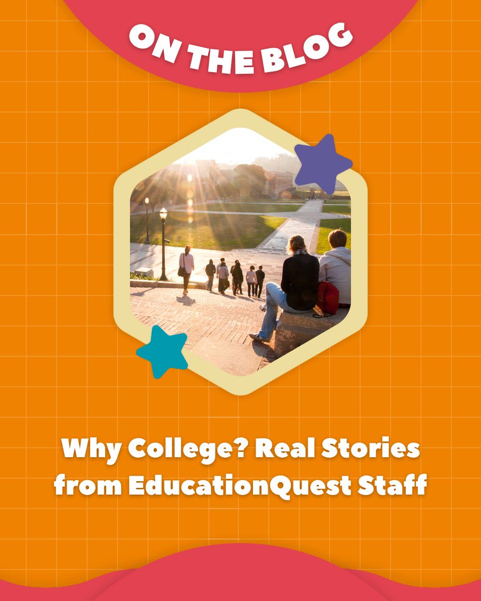 Not everyone goes to college for the same reasons. Some want a career. Others want to change the world! 🌍

Read why our staff pursued their degrees: eqf.org/4mUHiZh

#College #WhyCollege #CollegeAdvice #EducationQuestBlog