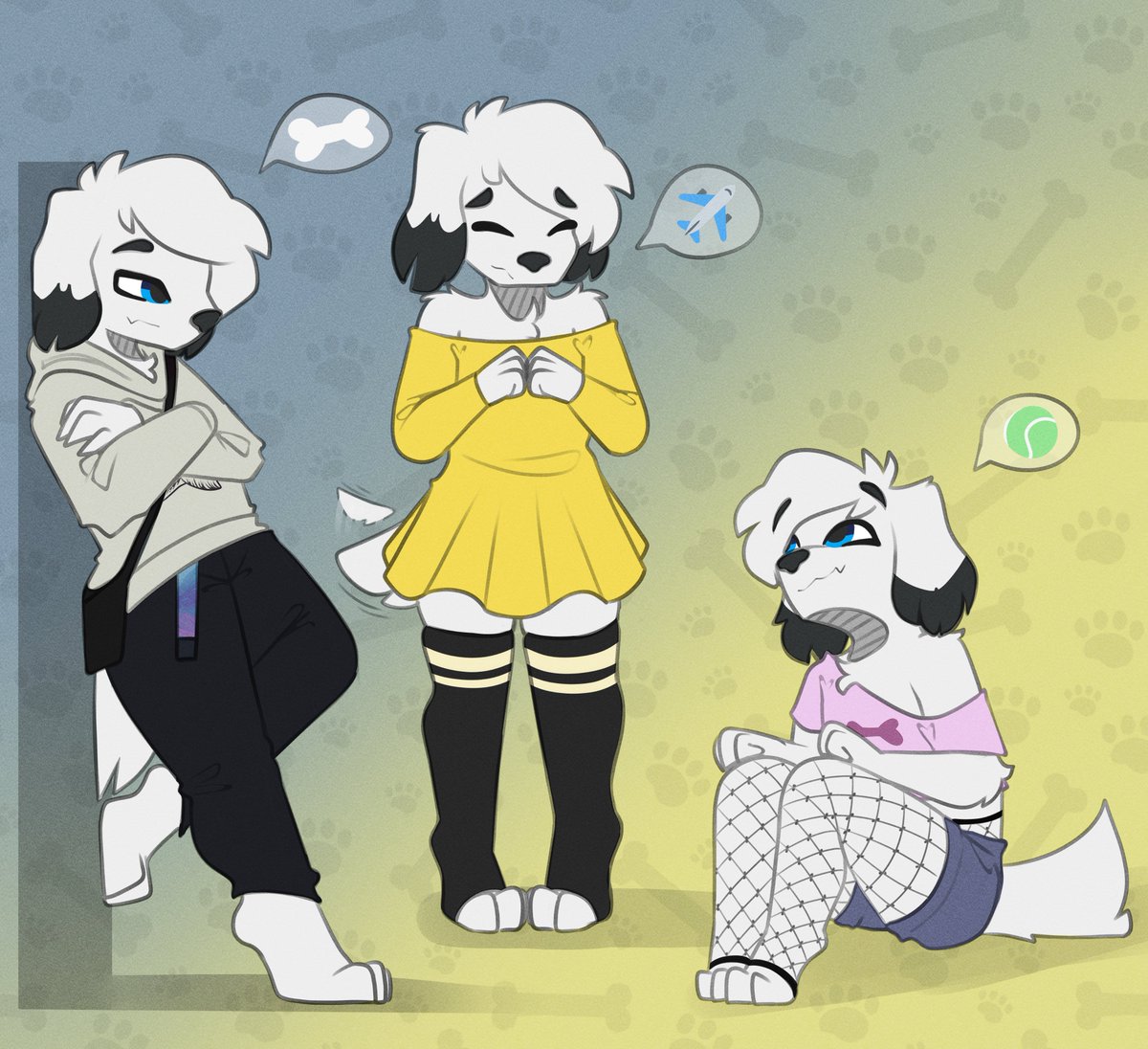 Waffles_Chan's tweet photo. Cutie doggy comm done for the adorable @RandomLab54 🎾 https://t.co/Y8uyCQBRBM