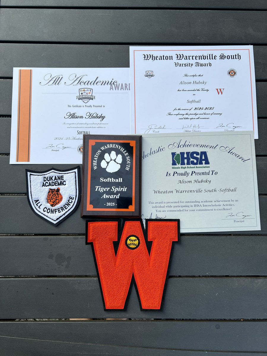 Alison Hubsky - 2026 (@alisonhubsky26) on Twitter photo Awards night for <a href="/wwssoftball2025/">WWS Tiger Softball</a> I was honored to be awarded the Tiger Spirit Award, as well as DuKane Academic All Conference, IHSA Scholastic Achievement award and my Varsity letter. Thank you to my team and coaches for a great season! Awards night for <a href="/wwssoftball2025/">WWS Tiger Softball</a> I was honored to be awarded the Tiger Spirit Award, as well as DuKane Academic All Conference, IHSA Scholastic Achievement award and my Varsity letter. Thank you to my team and coaches for a great season!