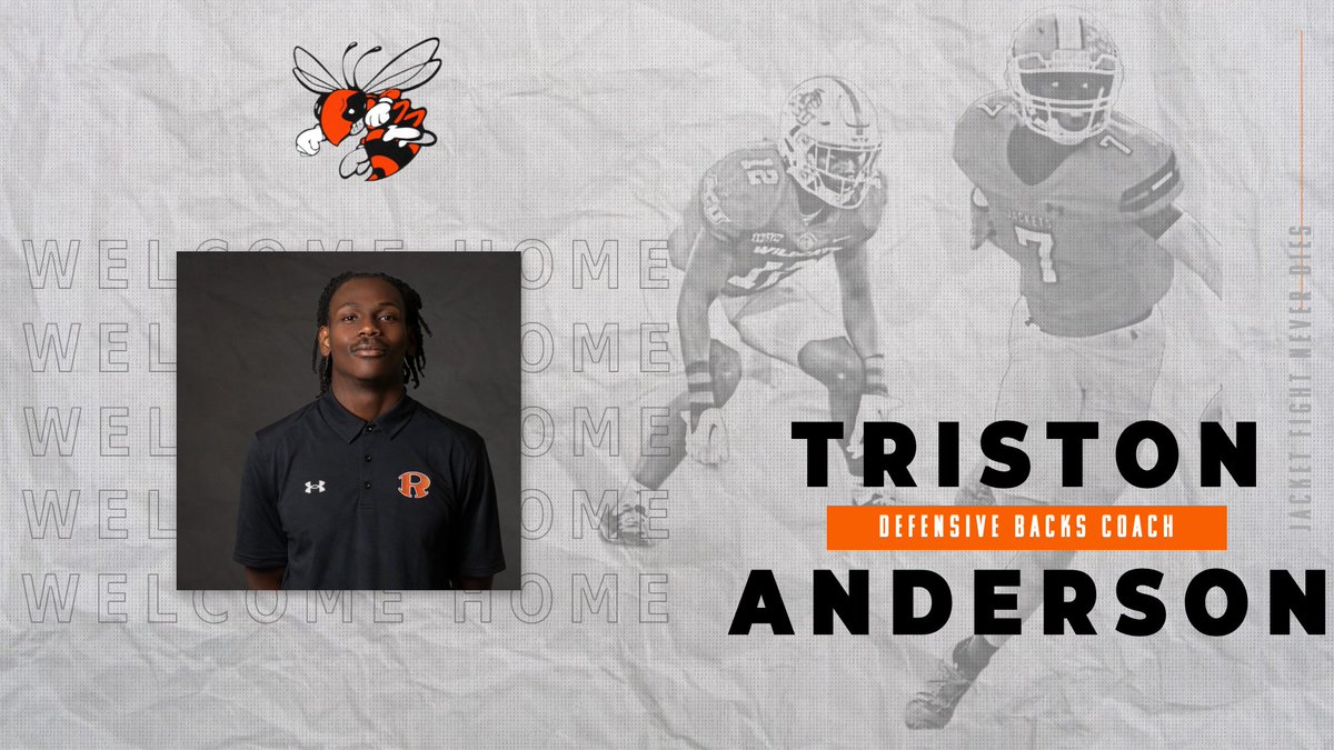 Not much compares to hiring one of your own. What a blessing it is to be able to bring Coach Anderson back to the place where he has already invested so much!! Triston is a future star in this profession and is already making an impact with our DB's.  Welcome home!
#JFND l #Swarm