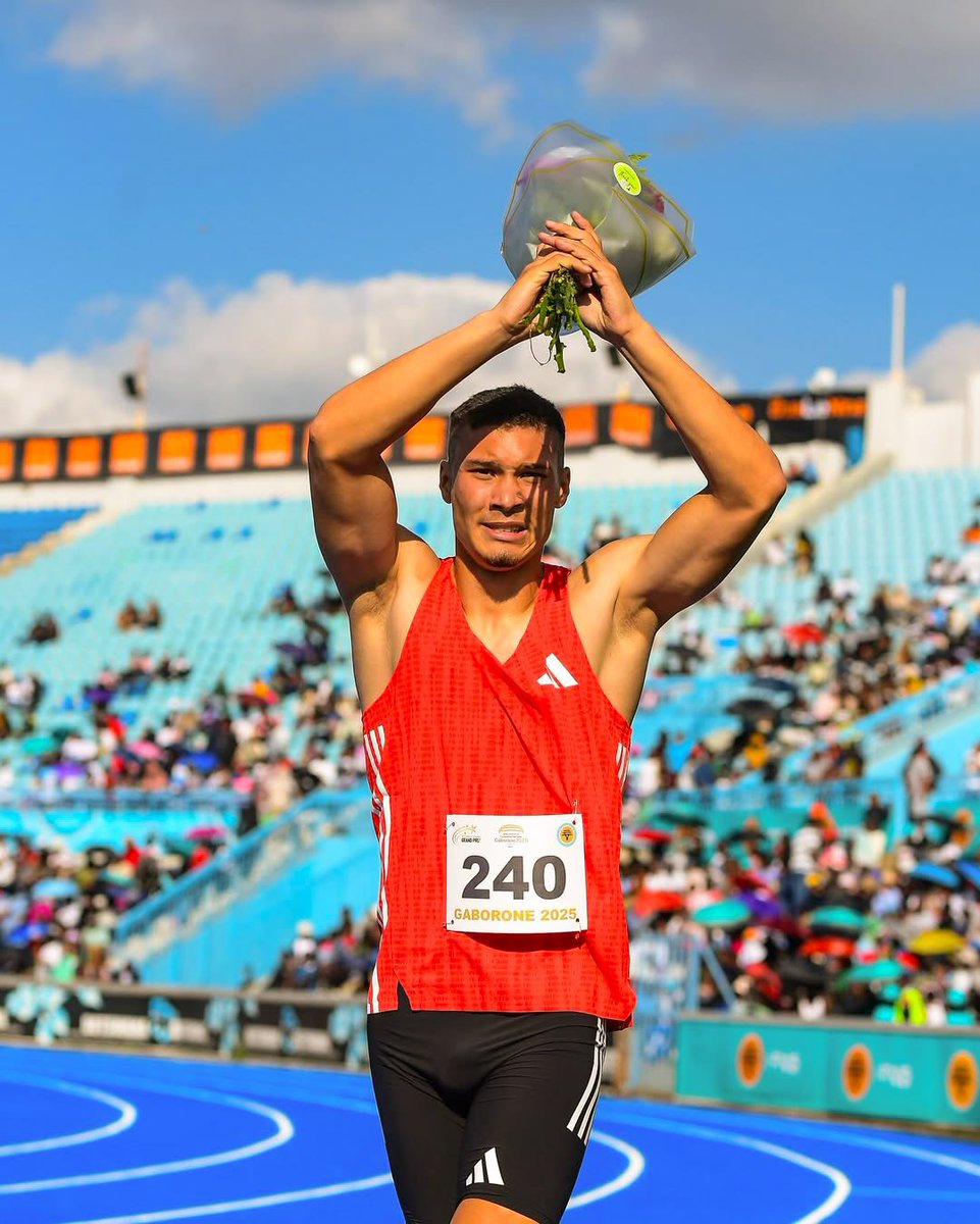 TrackGazette's tweet photo. Abduraqhman Karriem 🇿🇦 won the men's 100m at the Meeting de Montreuil, clocking a time of 10.11s (1.1) ahead of Yannick Wolf 🇩🇪 who ran 10.22s.

Karriem ran a PB of 10.06s two days ago in Italy.

Thelma Davies 🇱🇷 took the women's race in 11.14s (2.8) from Delphine Nkansa 🇧🇪 who posted 11.17s.