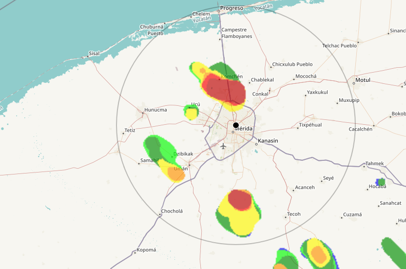 Meteorología Yucatán tweet media