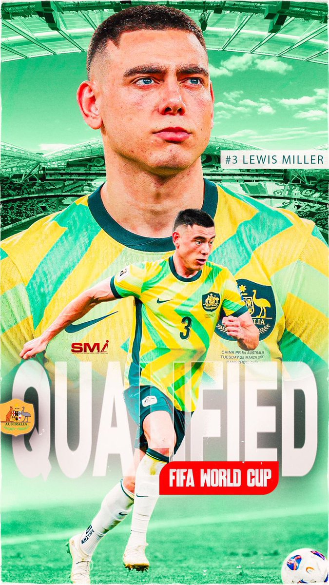 Sport Management Int (@smi_world) on Twitter photo No words needed!!!! #LewisMiller <a href="/FIFAWorldCup/">FIFA World Cup</a> <a href="/Socceroos/">Subway Socceroos</a> @smi_world #WorldCup2026 No words needed!!!! #LewisMiller <a href="/FIFAWorldCup/">FIFA World Cup</a> <a href="/Socceroos/">Subway Socceroos</a> @smi_world #WorldCup2026