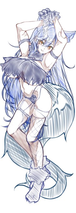 抱き枕カバーの表面ラフ 