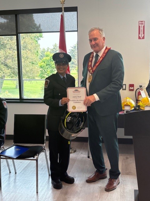 On Friday, June 6, 2025, the Brantford Fire Department celebrated their newest graduates. Thank you to all the family and friends who joined in on the celebration and for their ongoing support.

Congratulations to all the graduates, we wish you success as you start your career