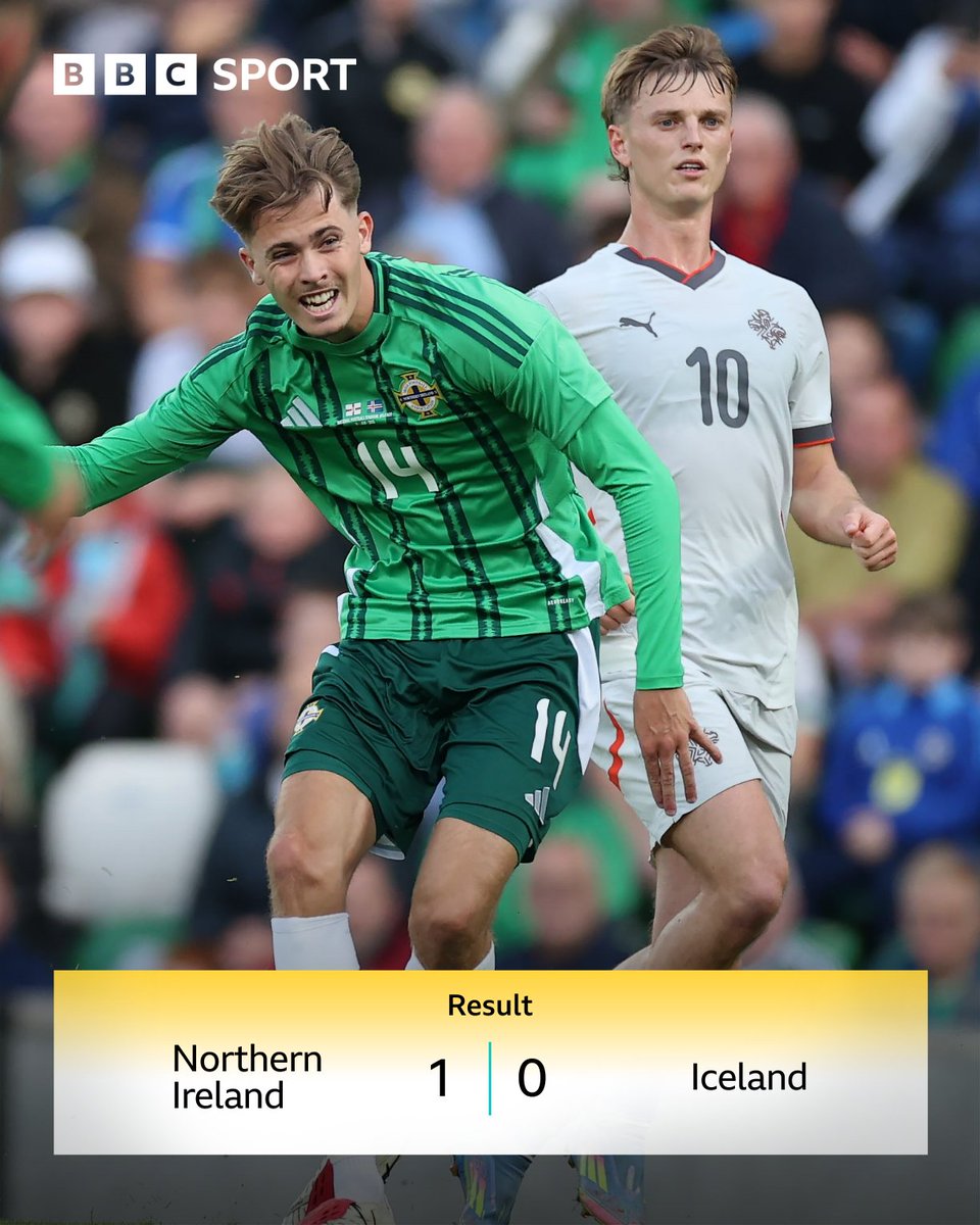 BBCSPORTNI's tweet image. Northern Ireland get the job done ✅⚽

#BBCFootball
