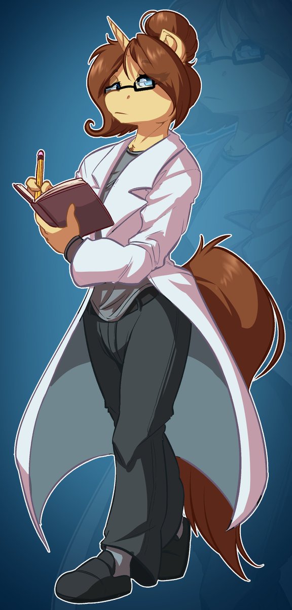 Scientist Horse Girl studies you for research and knowledge
Comm for Cat Enthusiast